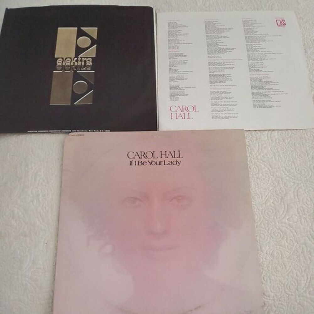 CAROL HALL: if i be your lady ELEKTRA 12" LP 33 RPM‎